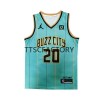 Maillot Homme Charlotte Hornets Gordon Hayward 20 Jordan 2021-22 City Edition Green Swingman